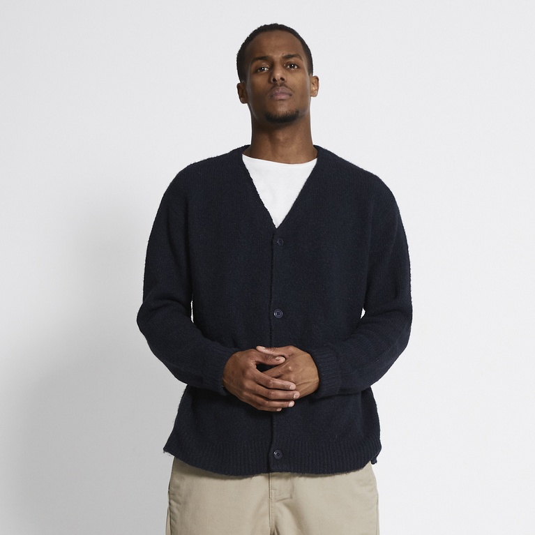 Knit cardigan "David" Blue